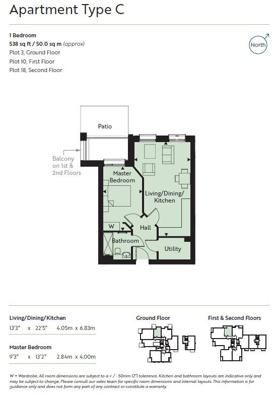 Floor Plan | Flat - Retirement | 3 Lindfield Place | For Sale